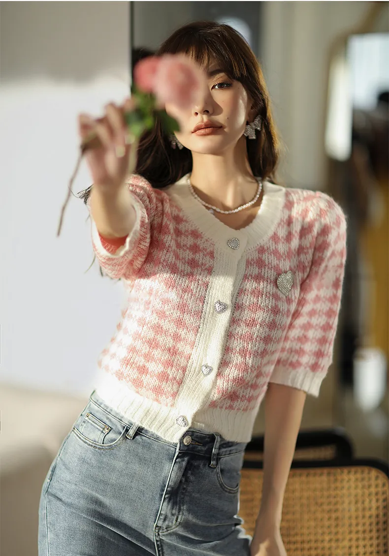 Since Then  |Other Plaid Patterns Heart Casual Style Elegant Style