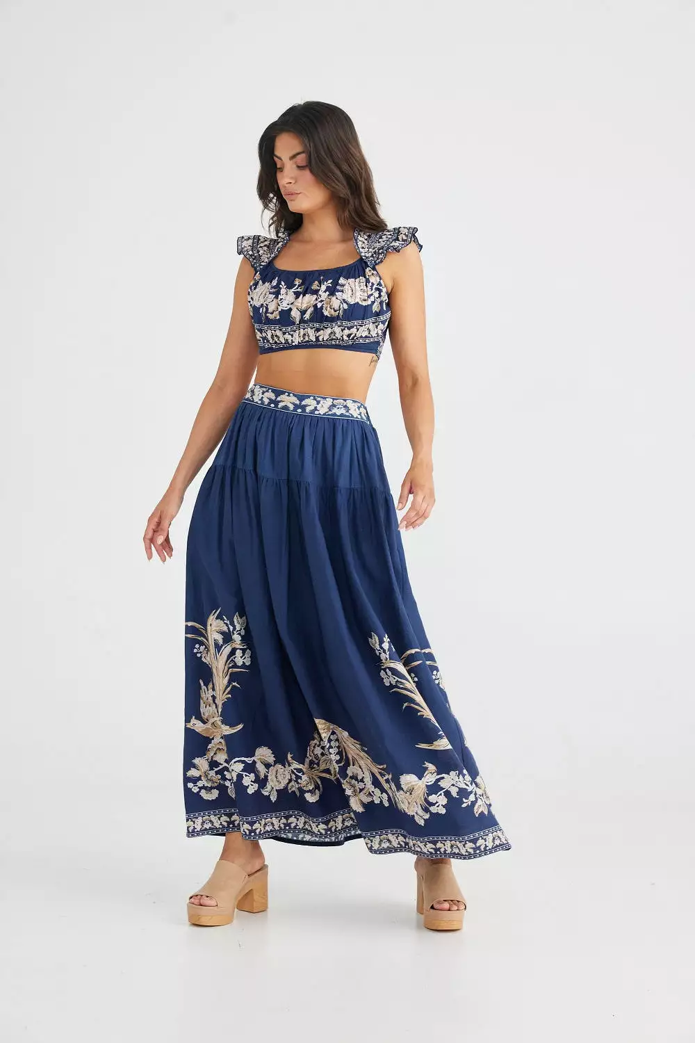 SKYLARK SKIRT EMPRESS INDIGO