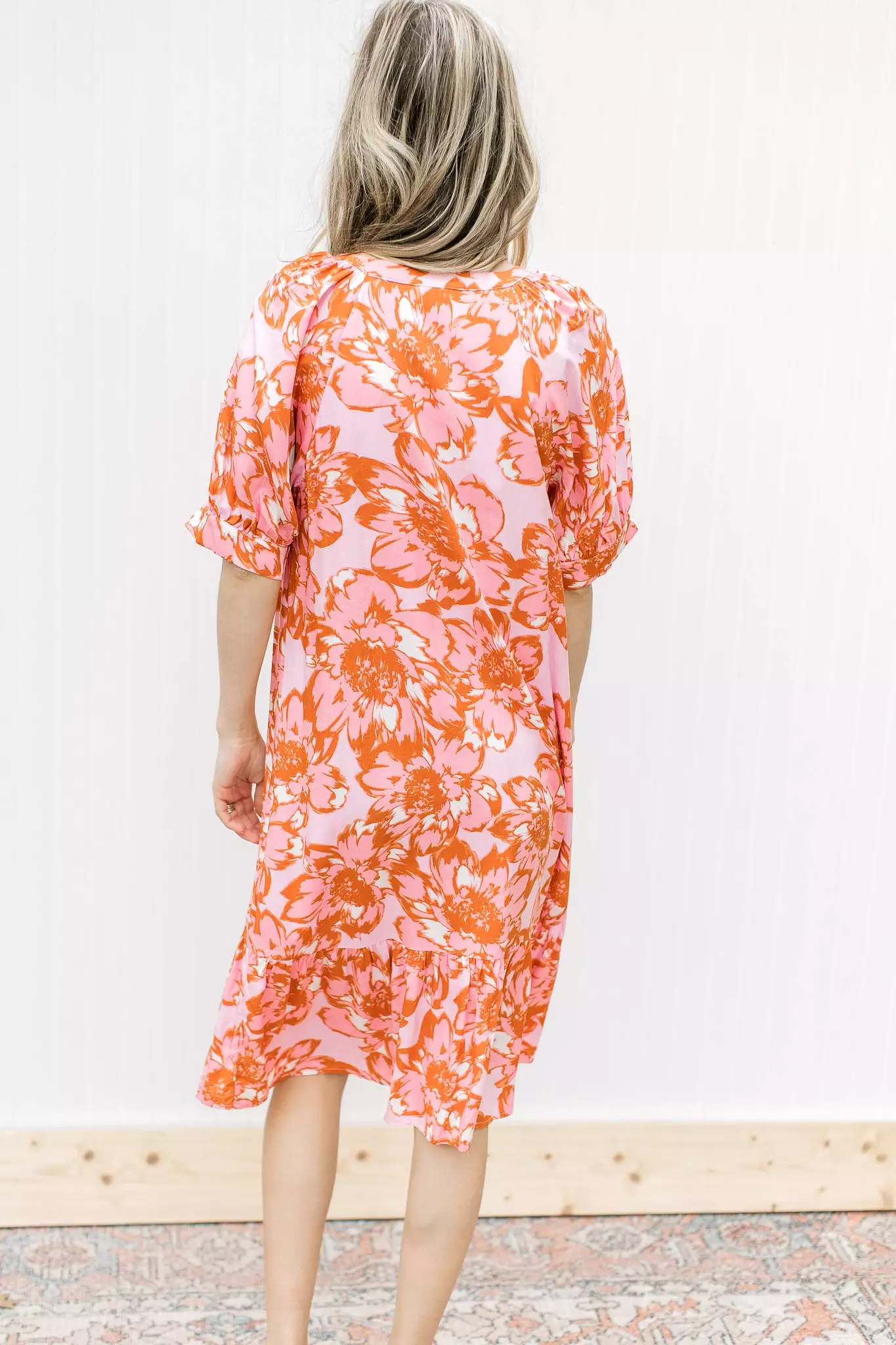 Spring Blooms Patterned Dress