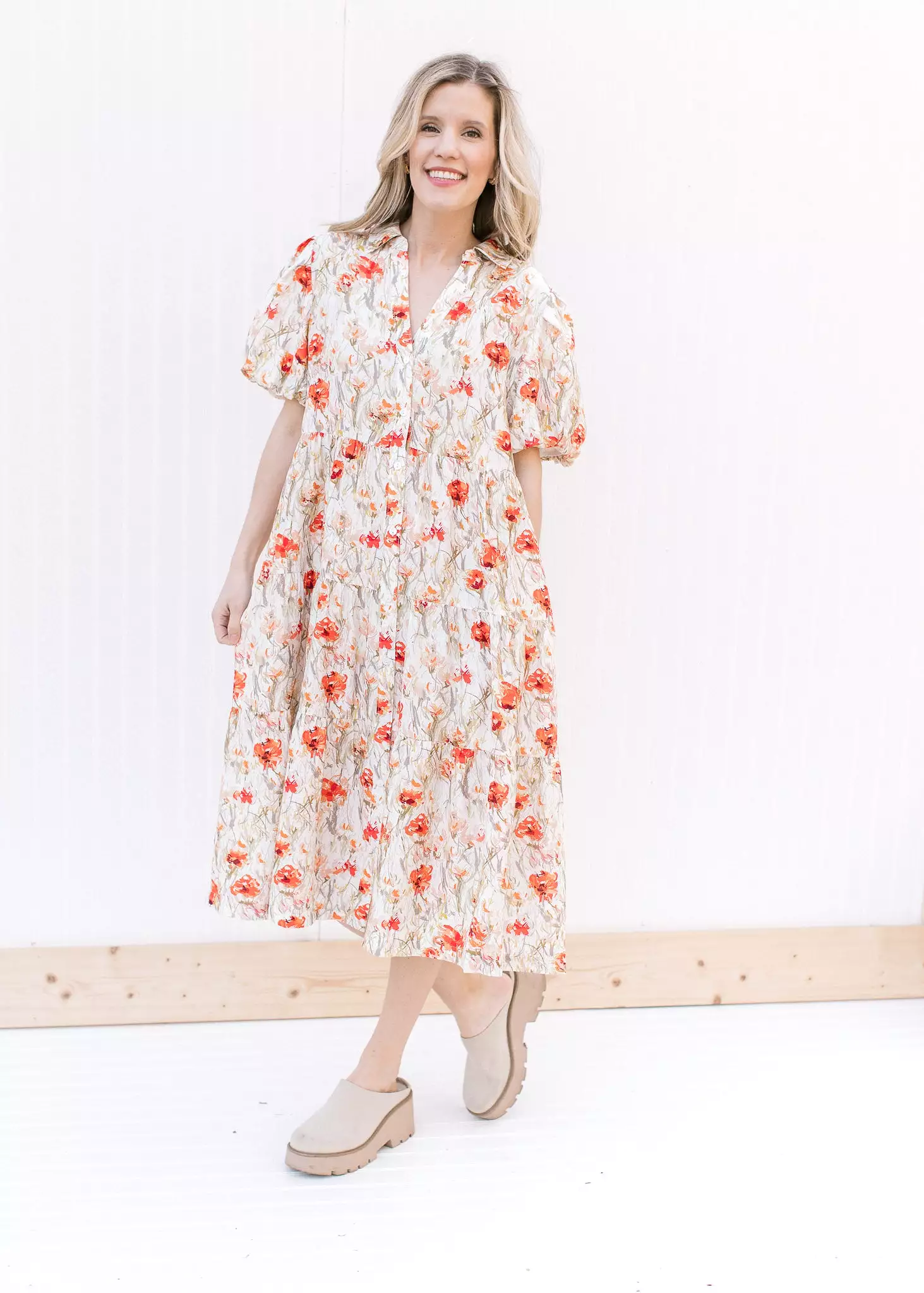 Spring Wildflower Floral Maxi