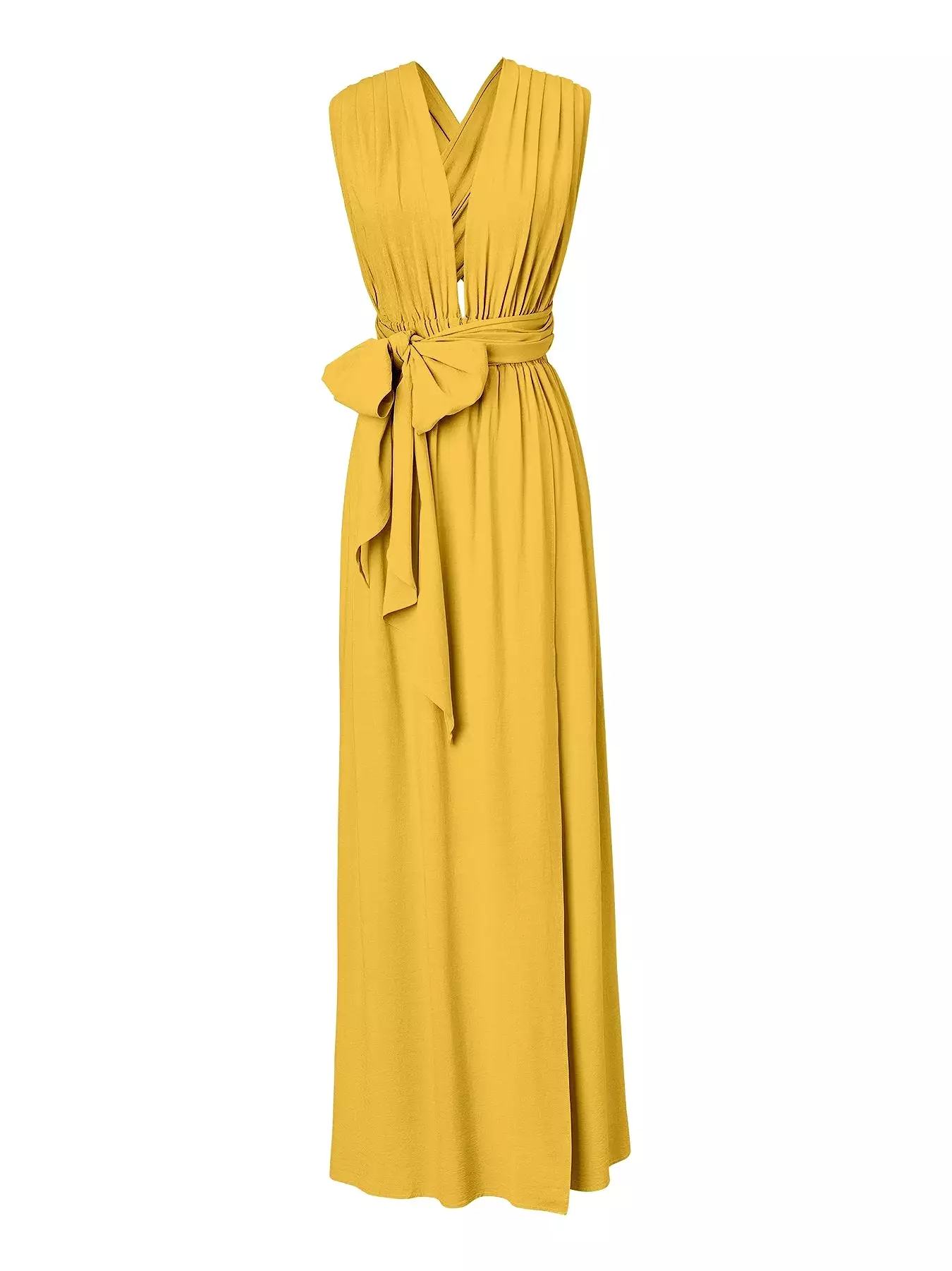 Sustainable Mailys Dress - Solid Mustard