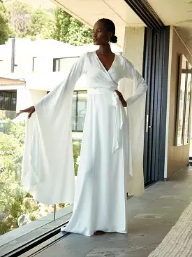 Sustainable Maya Dress - Solid Blanc