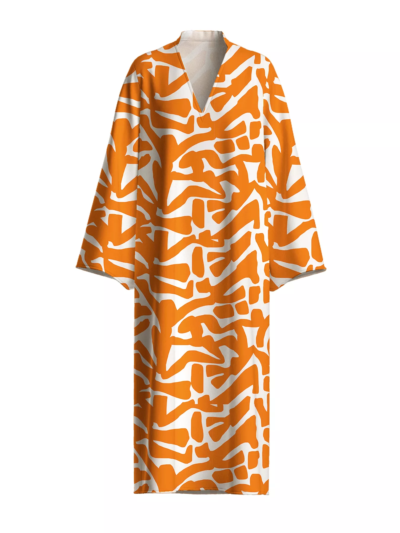 Sustainable Rama Dress - Tali Orange