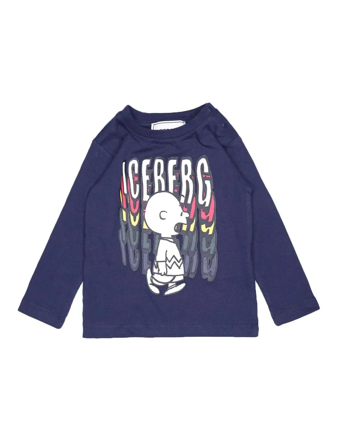 T-shirt Iceberg bimbo TSICE3333B blu AI22