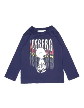 T-shirt Iceberg bimbo TSICE3333B blu AI22