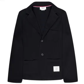 Thom Browne Jersey Wool SB Blazer Navy