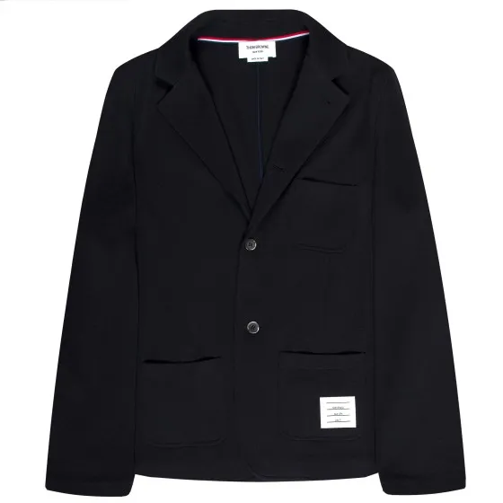 Thom Browne Jersey Wool SB Blazer Navy