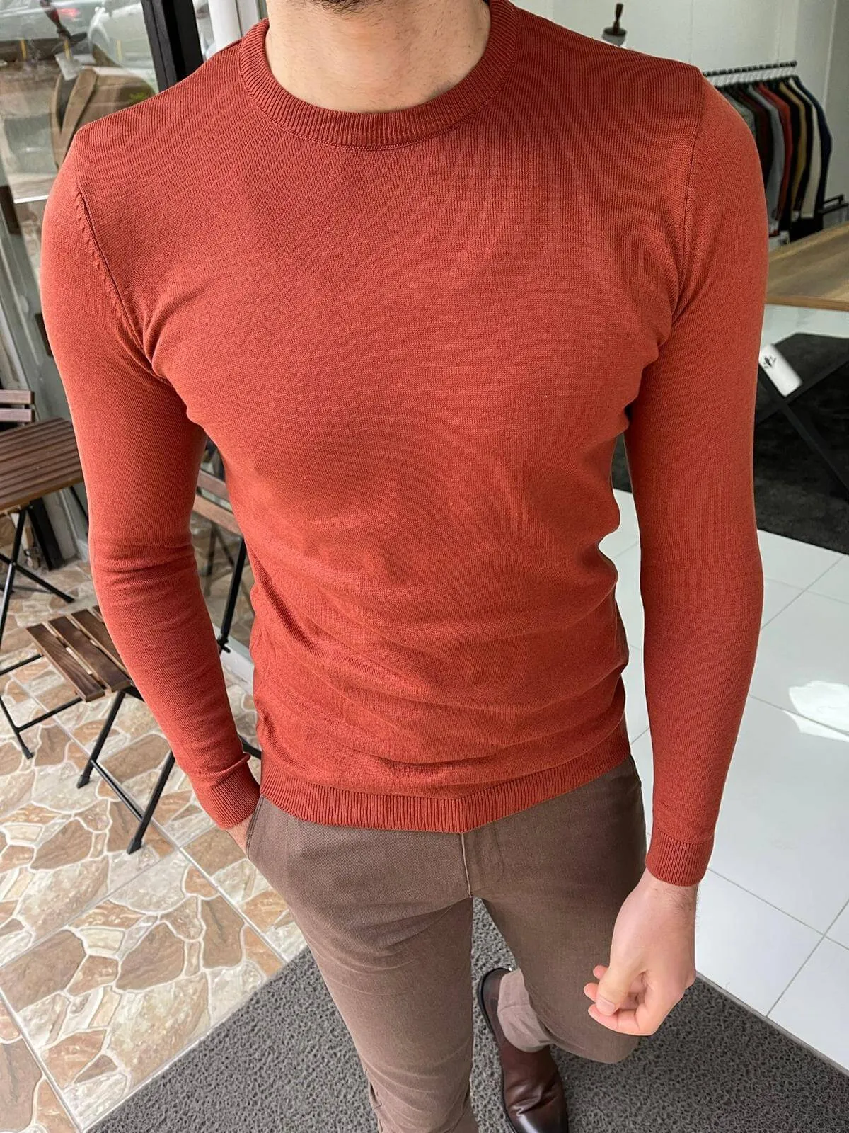 Tile Crewneck Sweater