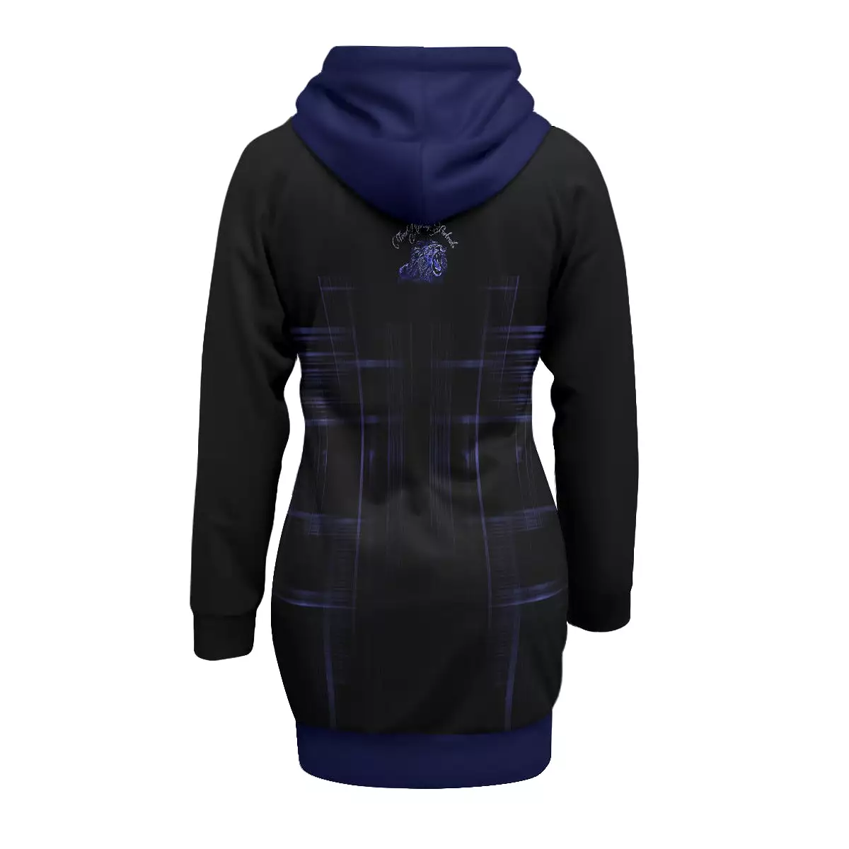 TRP Matrix 02 Ladies Designer Raglan Longline Pullover Hoodie