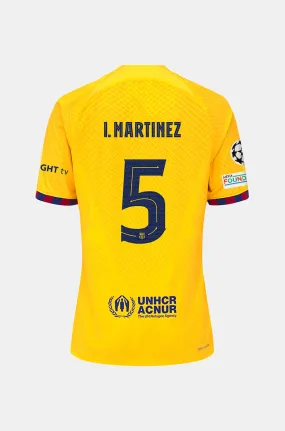 UCL FC Barcelona fourth shirt 23/24 Player’s Edition - I. MARTNEZ