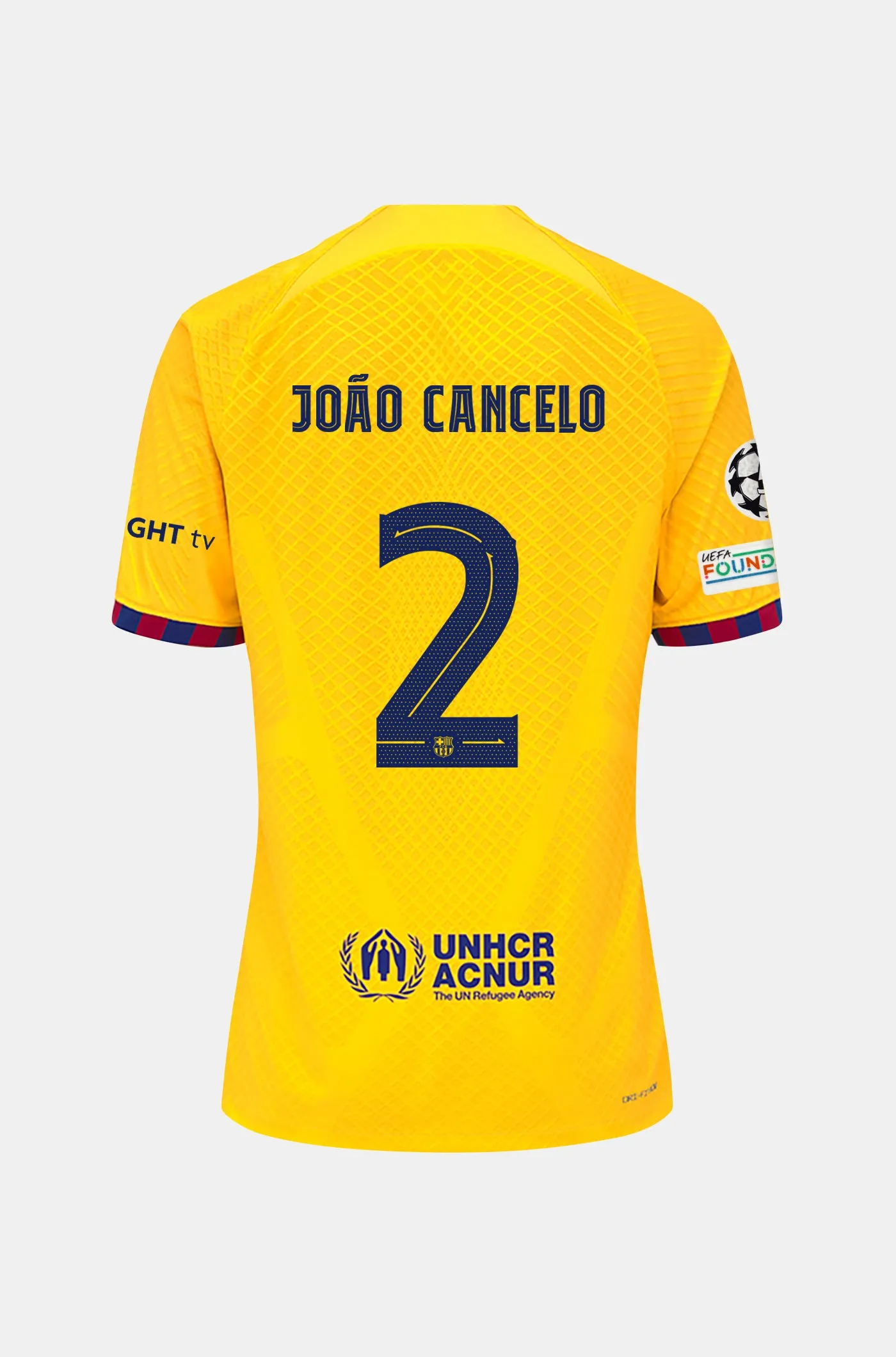 UCL FC Barcelona fourth shirt 23/24 Player’s Edition - JOO CANCELO