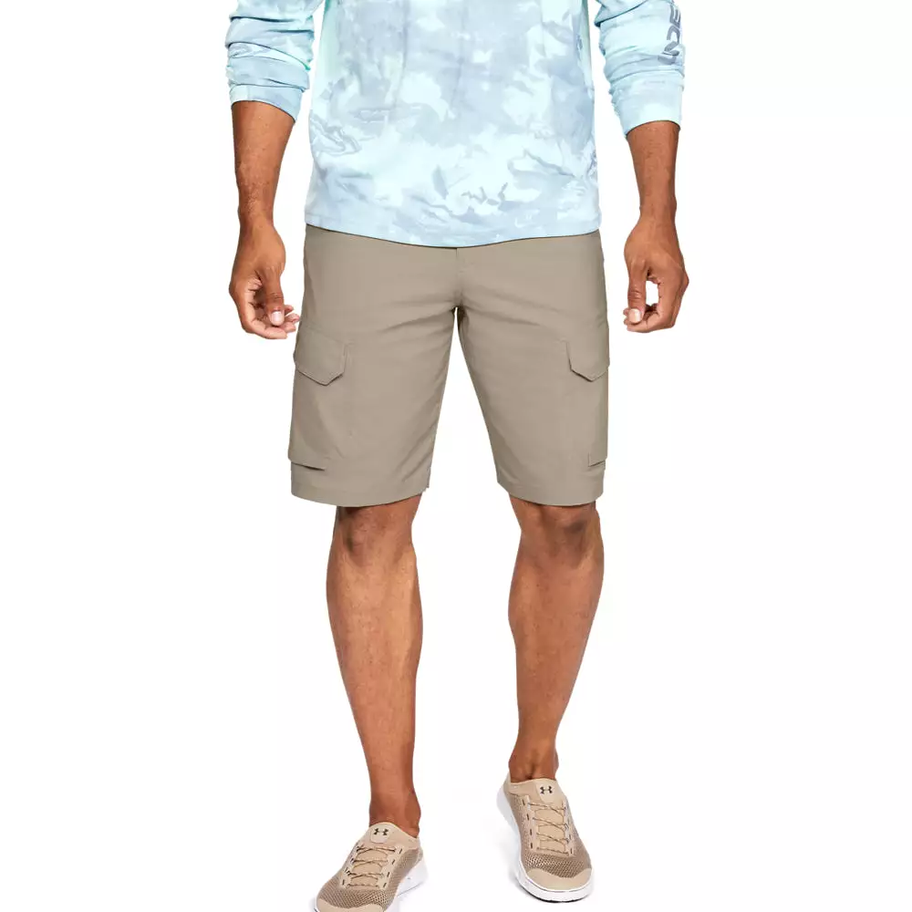 'Under Armour' Men's Fish Hunter Cargo Shorts - City Khaki