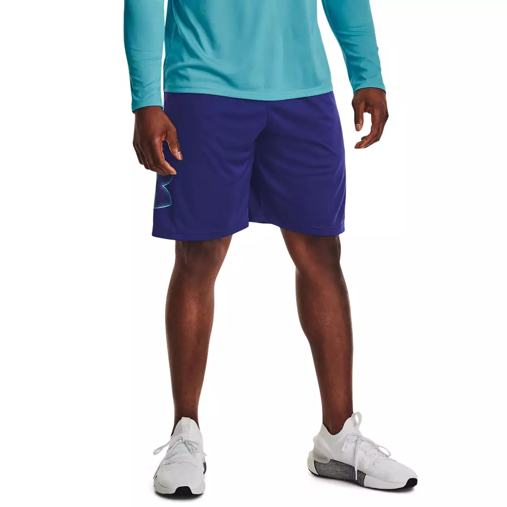 'Under Armour' Men's Tech Graphic Shorts - Sonar Blue