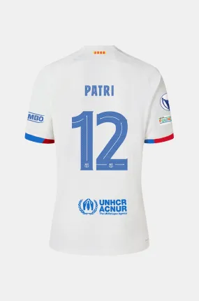 UWCL FC Barcelona away shirt 23/24 Player's Edition - PATRI