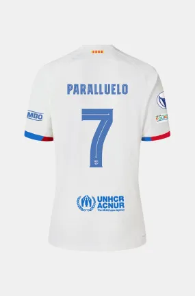 UWCL FC Barcelona away shirt 23/24 – Junior  - PARALLUELO