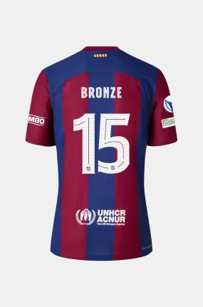 UWCL FC Barcelona home shirt 23/24 Player's Edition  - BRONZE