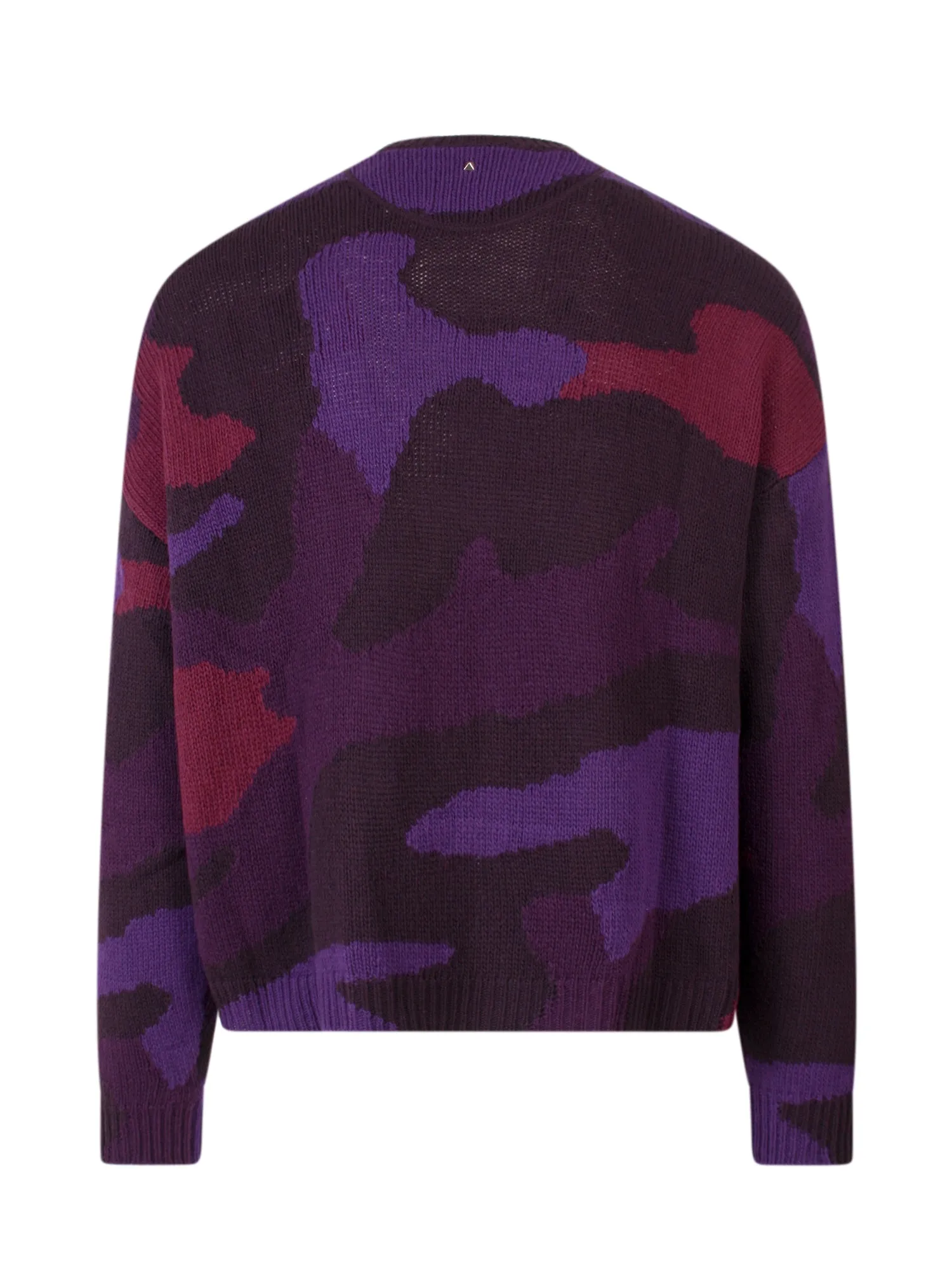 Valentino Camouflage Motif Long-Sleeved Jumper