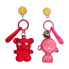 Vintage Weird Toys Charm Earrings