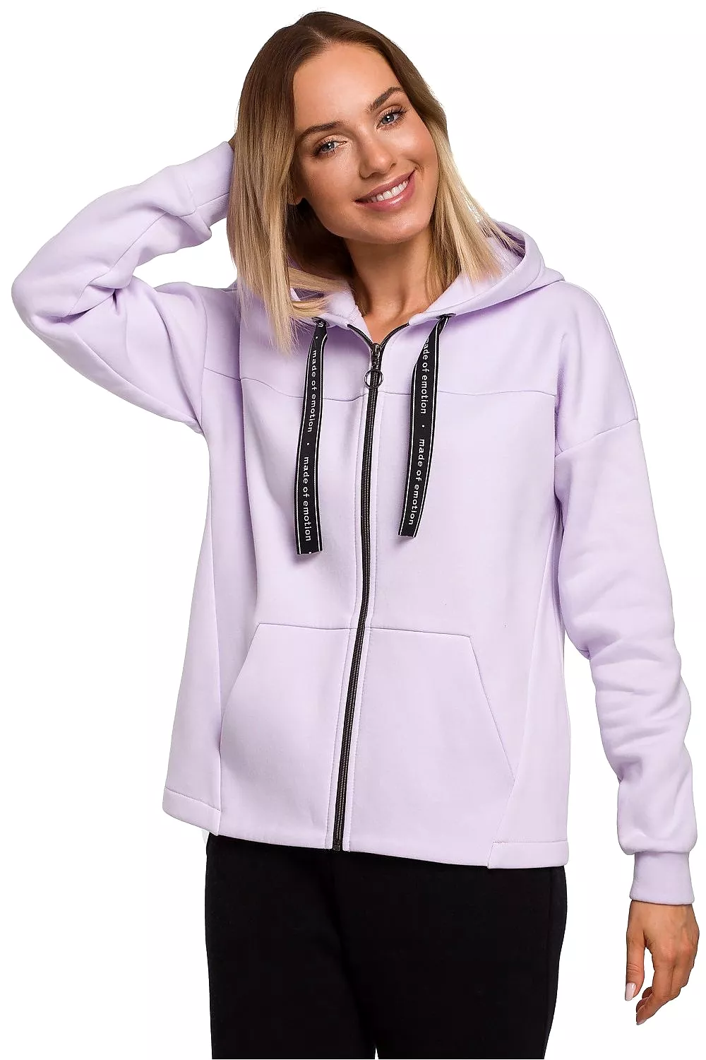 Violet Full Zip Hooded Sweatshirt