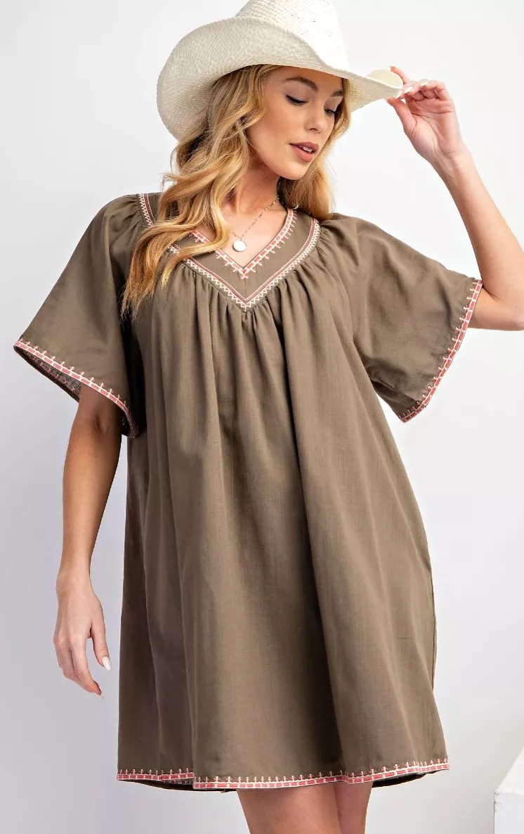 Wild West Embroidered Dress