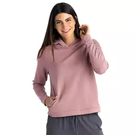 Women's Bamboo Lightweight Fleece Cropped Hoodie