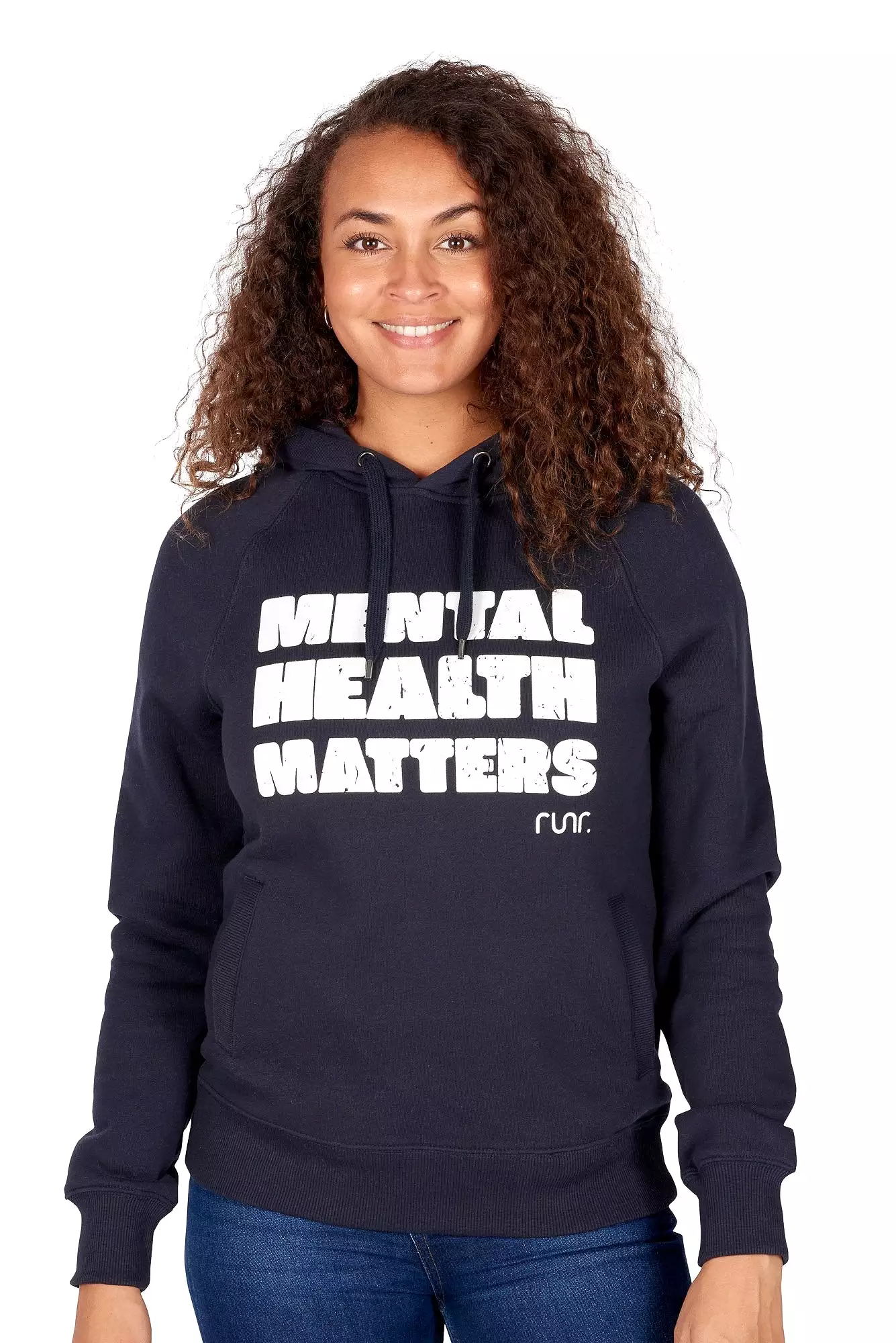 Women's Mental Health Matters Hoodie - Navy