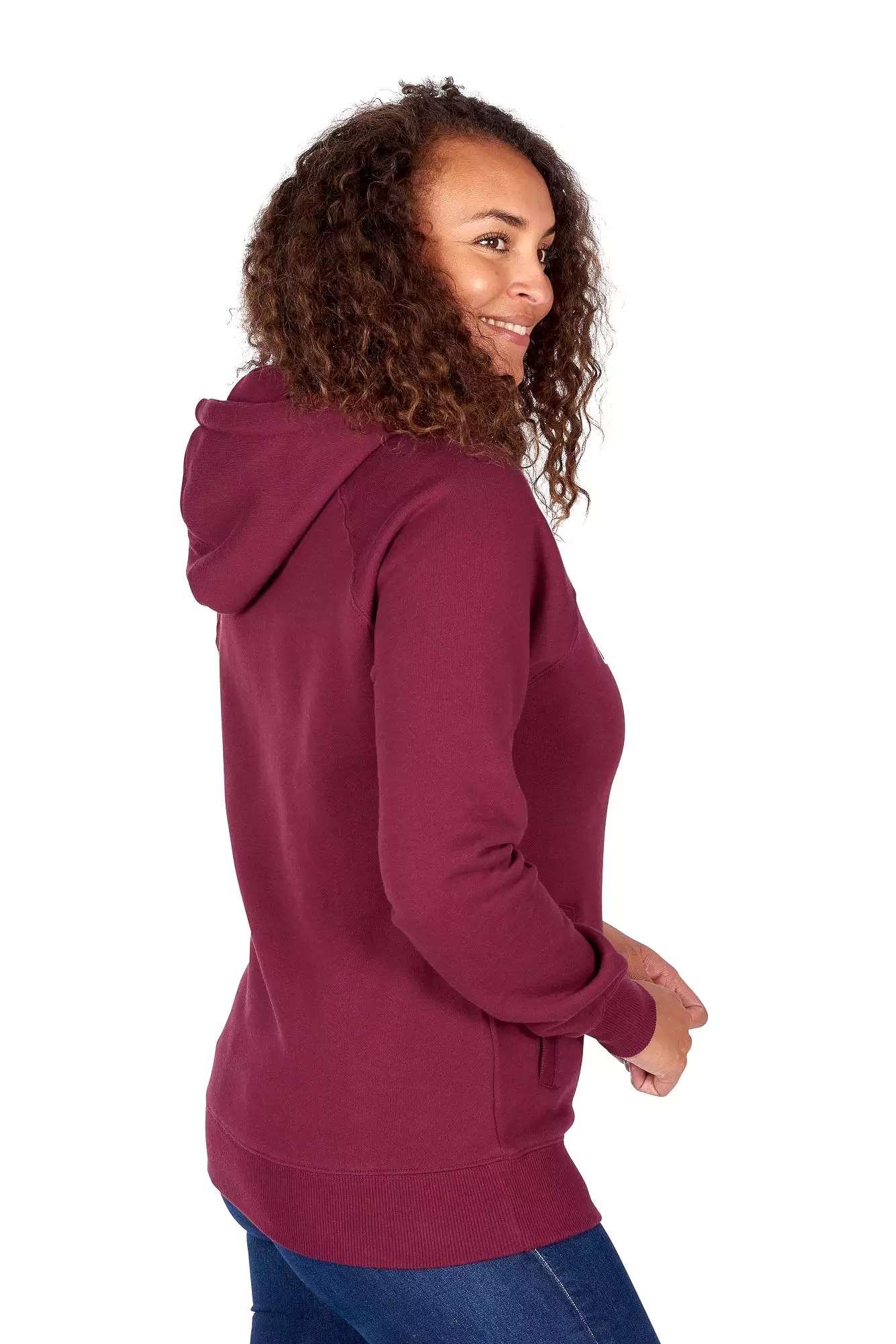 Women's Midnight Runr Hoodies - Burgundy