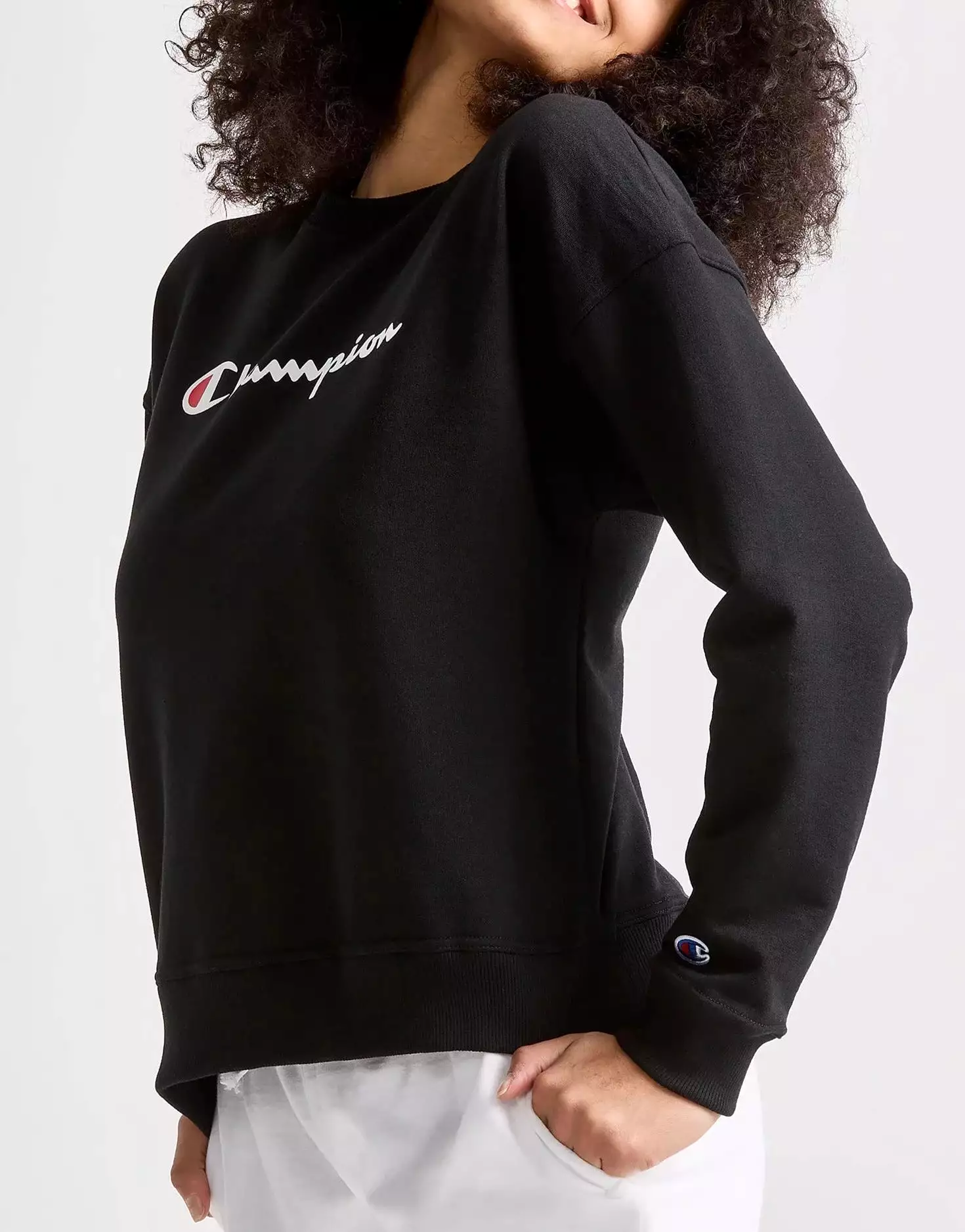 Women's Script Logo Powerblend Crewneck