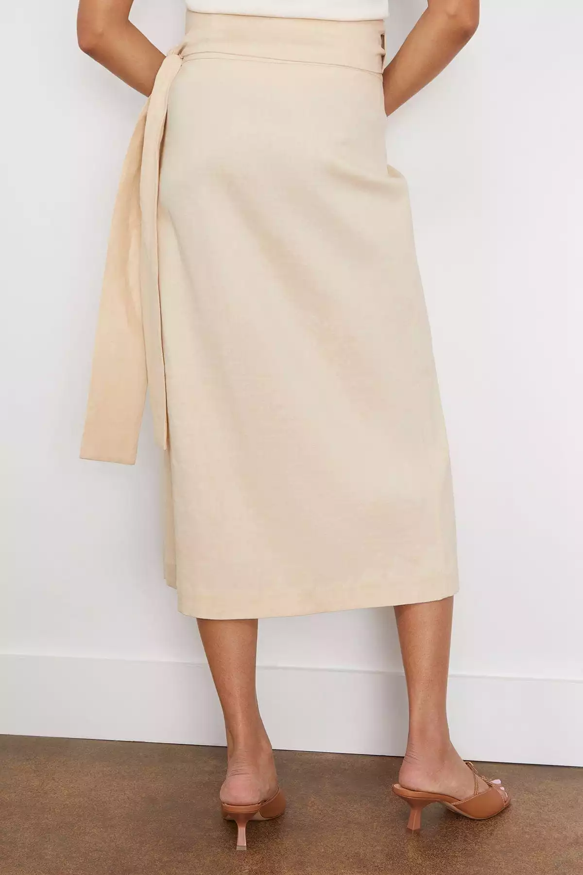 Wrap Skirt in Cream