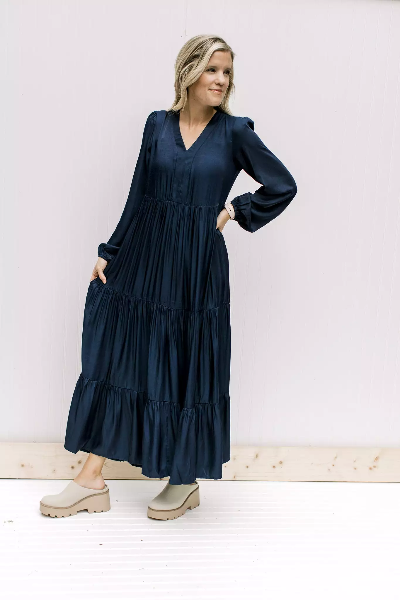 X Deep Night Navy Dress