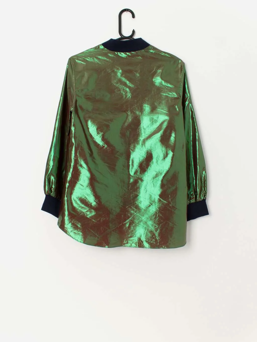 Zanete Auzina iridescent blouse with snap button closure – Small